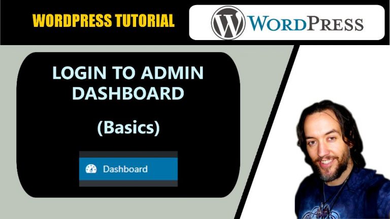 WordPress Tutorial: How to login to the admin Dashboard