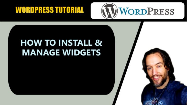 WordPress Tutorial: How to Install & Manage Widgets