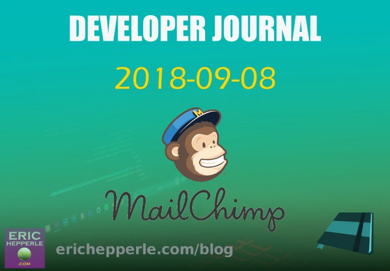 Developer Journal: Redesigning my MailChimp Blog Updater Email Campaign