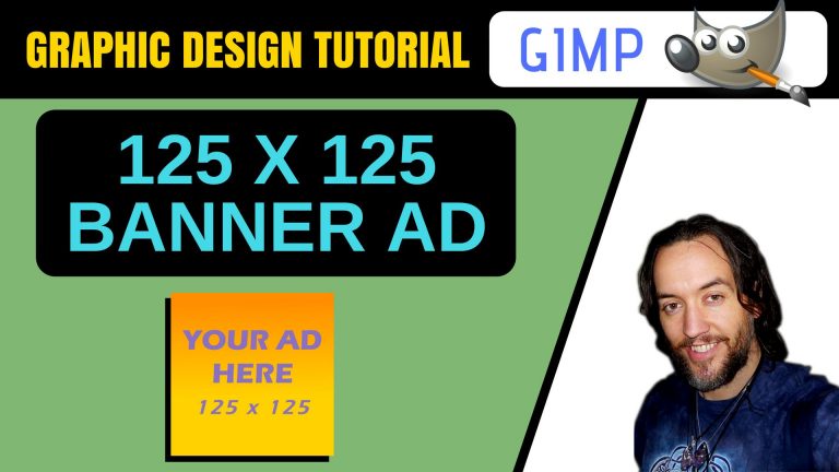 Gimp Tutorial: 125 pixel WordPress Ad Widget banner