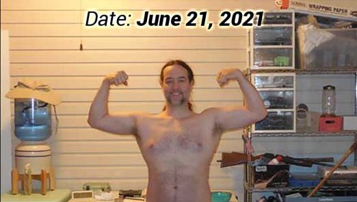 Eric Hepperle - Bodybuilding Pose - Front Double Biceps, 217 lbs (top half) [2021-06-23]