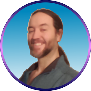 Eric Hepperle Profile Picture - Blue Gradient with Purple Ring (300px)