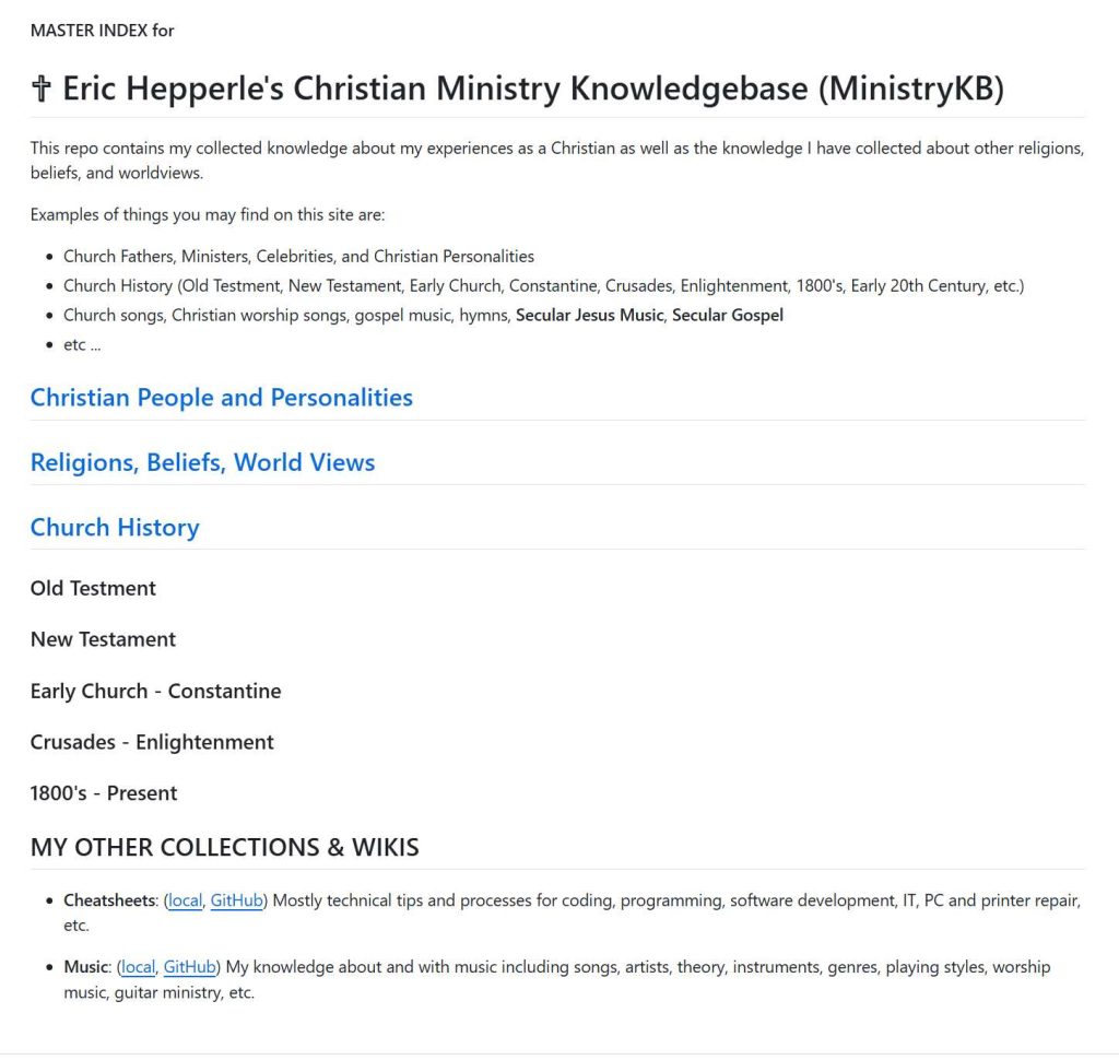Screenshot: 2026-01-02 - CodeWizard13 GitHub Repos - Ministry markdown KB (Before).